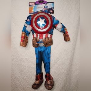NWT Captain america Size Small Boys Costume
